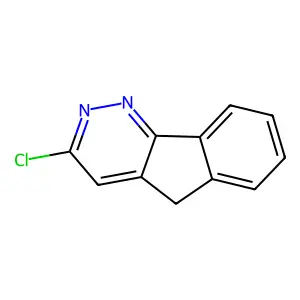 3-Chloro-5H-indeno(1,2-c)pyridazine structure