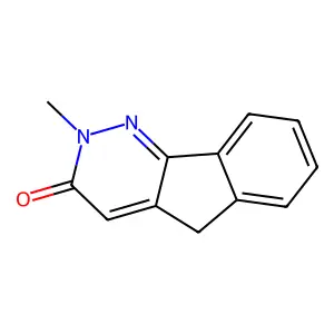 5H-Indeno(1,2-c)pyridazin-3-one, 2,3-dihydro-2-methyl- structure