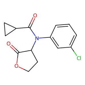 酯菌胺 structure