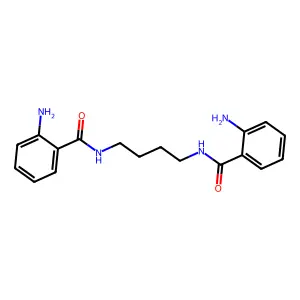N,N'-Tetramethylenebis(2-aminobenzamide) structure