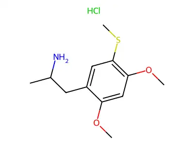 2,4-Dimethoxy-alpha-methyl-5-(methylthio)benzeneethanamine structure
