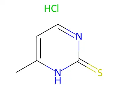 2-Mercapto-4-methylpyrimidine hydrochloride structure