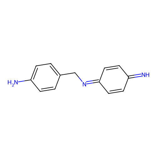4-[[(4-Iminocyclohexa-2,5-dien-1-ylidene)amino]methyl]aniline structure