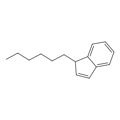 1H-Indene, 1-hexyl- structure