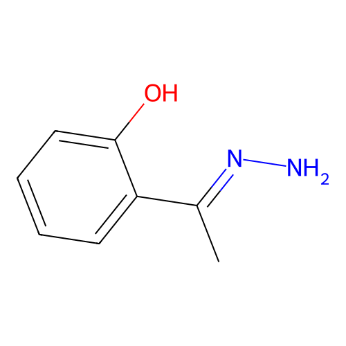 (1E)-1-(2-Hydroxyphenyl)ethanone hydrazone structure