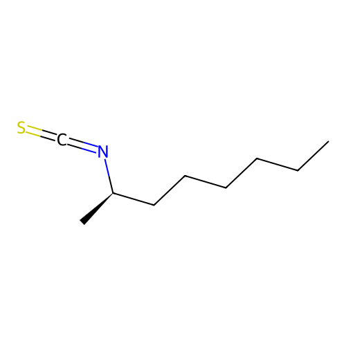 (2R)-2-isothiocyanatooctane structure
