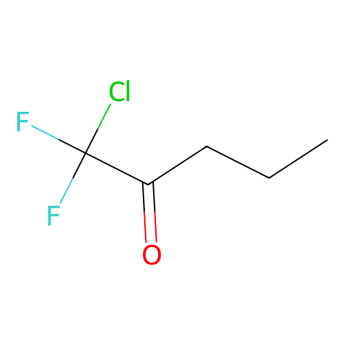 1-Chloro-1,1-difluoropentan-2-one structure