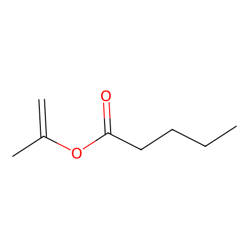 Isoprenyl pentanoate structure