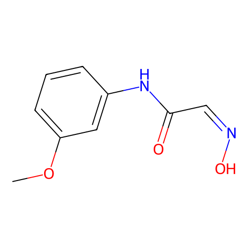 (Z)-2-(hydroxyimino)-N-(3-methoxyphenyl)acetamide structure