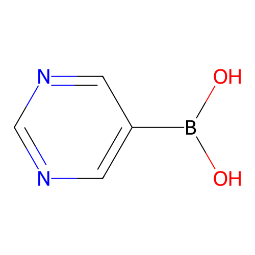 (Pyrimidin-5-yl)boronic acid structure