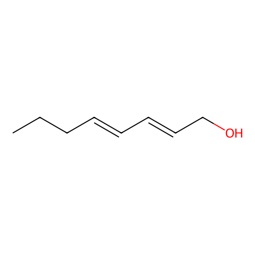 2,4-Octadien-1-ol, (2E,4E)- structure