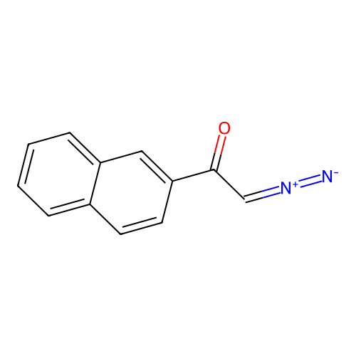 2-Diazo-1-naphthalen-2-ylethanone structure