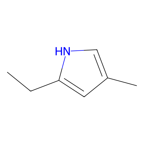 1H-Pyrrole, 2-ethyl-4-methyl- structure
