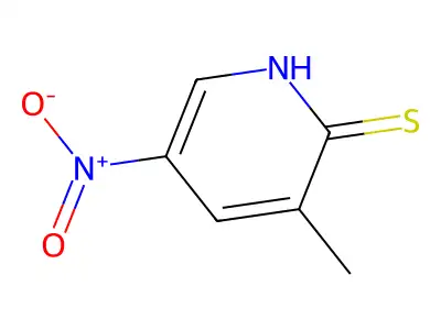 3-methyl-5-nitro-1H-pyridine-2-thione structure