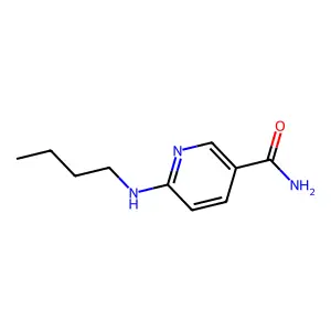 2,4-Bis(methylsulfanyl)pyrimidine-5-carboxylic acid structure