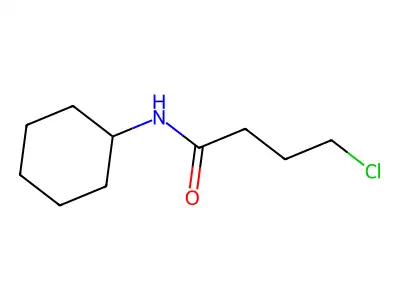 4-chloro-N-cyclohexylbutanamide structure
