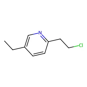 2-(2-Chloroethyl)-5-ethylpyridine structure
