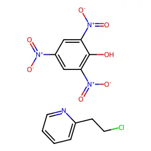 4-Methylbenzene-1-sulfonic acid--2-(methylamino)ethyl benzoate (1/1) structure