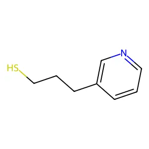 3-Pyridinepropanethiol structure