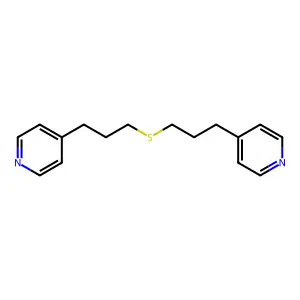 4-[3-(3-Pyrid-4-YL-propylsulfanyl)-propyl]-pyridine structure