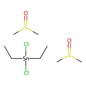 Dichloro(diethyl)stannane;methylsulfinylmethane structure