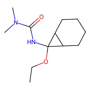 N'-(7-Ethoxybicyclo(4.1.0)hept-7-yl)-N,N-dimethylurea structure