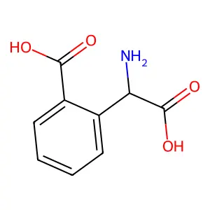 2-[Amino(carboxy)methyl]benzoic acid structure