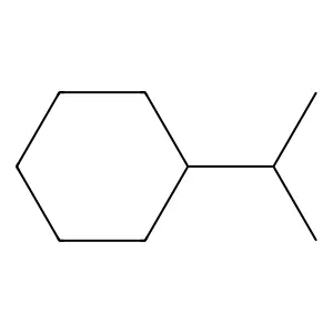 Isopropylcyclohexane structure