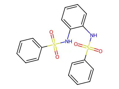 N-{2-[(phenylsulfonyl)amino]phenyl}benzenesulfonamide structure