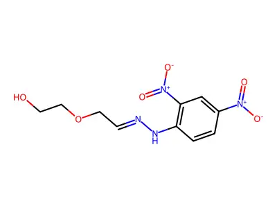 2-[2-[(2,4-Dinitrophenyl)hydrazinylidene]ethoxy]ethanol structure