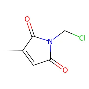 1-(Chloromethyl)-3-methylpyrrole-2,5-dione structure