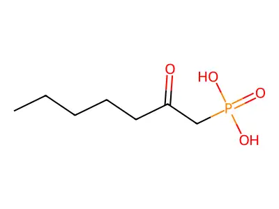 2-Oxoheptylphosphonic acid structure