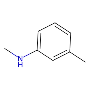 Benzenamine, N,3-dimethyl- structure