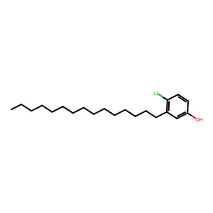 4-Chloro-3-pentadecylphenol structure