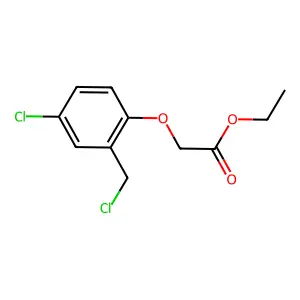 3-(2,4,5-Trichlorophenoxy)propane-1,2-diyl diacetate structure
