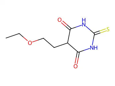 5-(2-Ethoxyethyl)-2-sulfanylidene-1,3-diazinane-4,6-dione structure