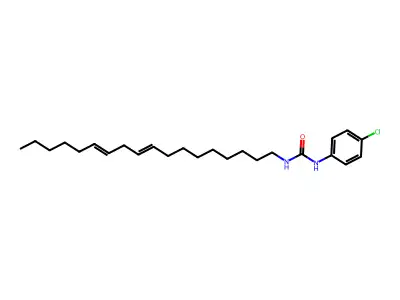 1-(4-Chlorophenyl)-3-octadeca-9,12-dienylurea structure