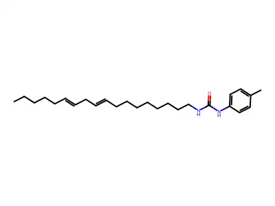 1-(4-Methylphenyl)-3-octadeca-9,12-dienylurea structure