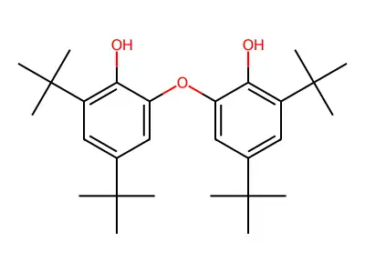 2,4-Ditert-butyl-6-(3,5-ditert-butyl-2-hydroxyphenoxy)phenol structure