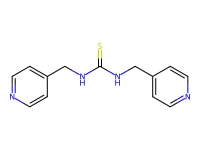 N,N'-Bis[(pyridin-4-yl)methyl]thiourea structure
