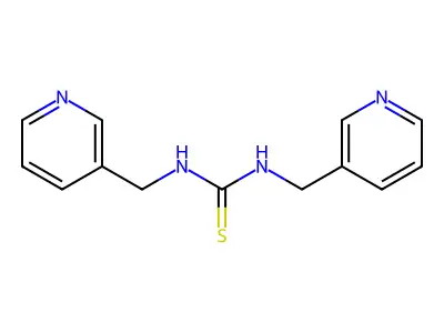 N,N'-Bis(3-pyridinylmethyl)thiourea structure