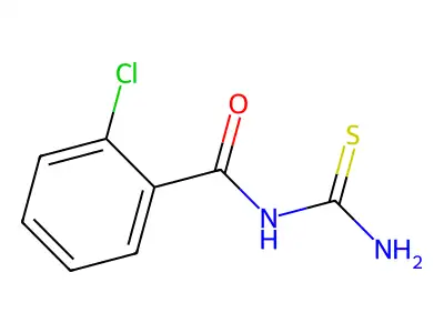 1-(2-Chlorobenzoyl)thiourea structure