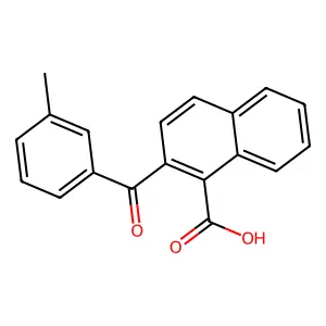 2-(3-Methylbenzoyl)naphthalene-1-carboxylic acid structure