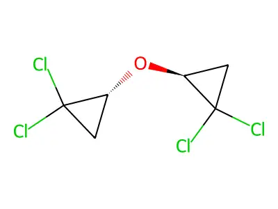 Cyclopropane, 1,1'-oxybis[2,2-dichloro-, (R*,S*)- structure