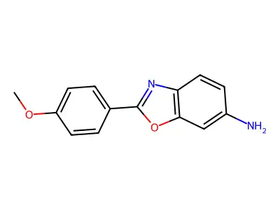 2-(4-Methoxyphenyl)-1,3-benzoxazol-6-amine structure
