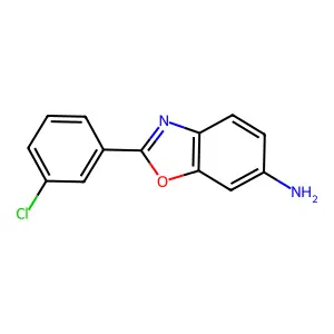 2-(3-Chlorophenyl)-1,3-benzoxazol-6-amine structure
