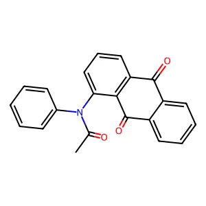 Acetamide, N-(9,10-dihydro-9,10-dioxo-1-anthracenyl)-N-phenyl- structure