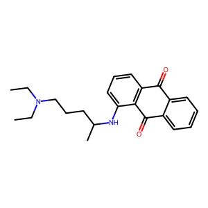 1-((4-(Diethylamino)-1-methylbutyl)amino)-9,10-anthracenedione structure