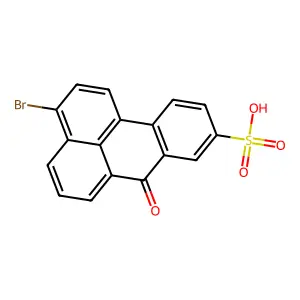 3-Bromo-7-oxo-7H-benz(de)anthracene-9-sulfonic acid structure