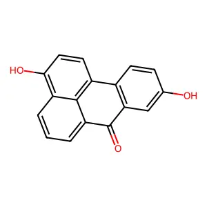 7H-BENZ(de)ANTHRACEN-7-ONE, 3,9-DIHYDROXY- structure